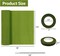 Crepe Paper Flower DIY Kits, 7 Rolls Rainbow Bright Colors Crepe Paper Rolls Green Floral Tape and 50 Green Floral Iron Wire for Wedding Festival Party Wreath Making Supplies DIY Flower Crafts